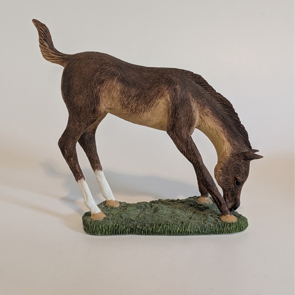 Country Artists All About Horses Thoroughbred Foal Itching Legs 03901